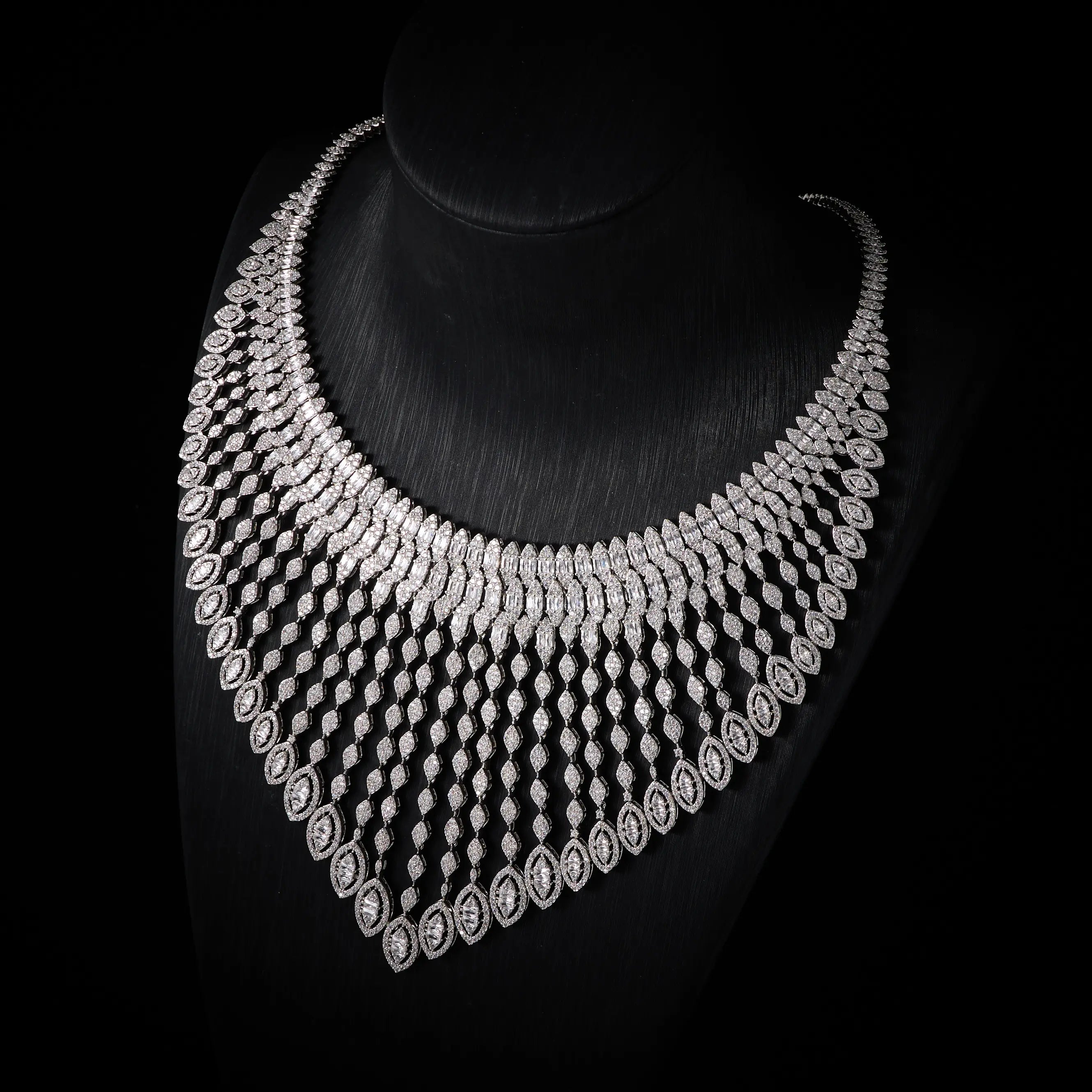 Luxury Bridal Jewelry Set for Women – Cubic Zirconia Wedding Necklace Set