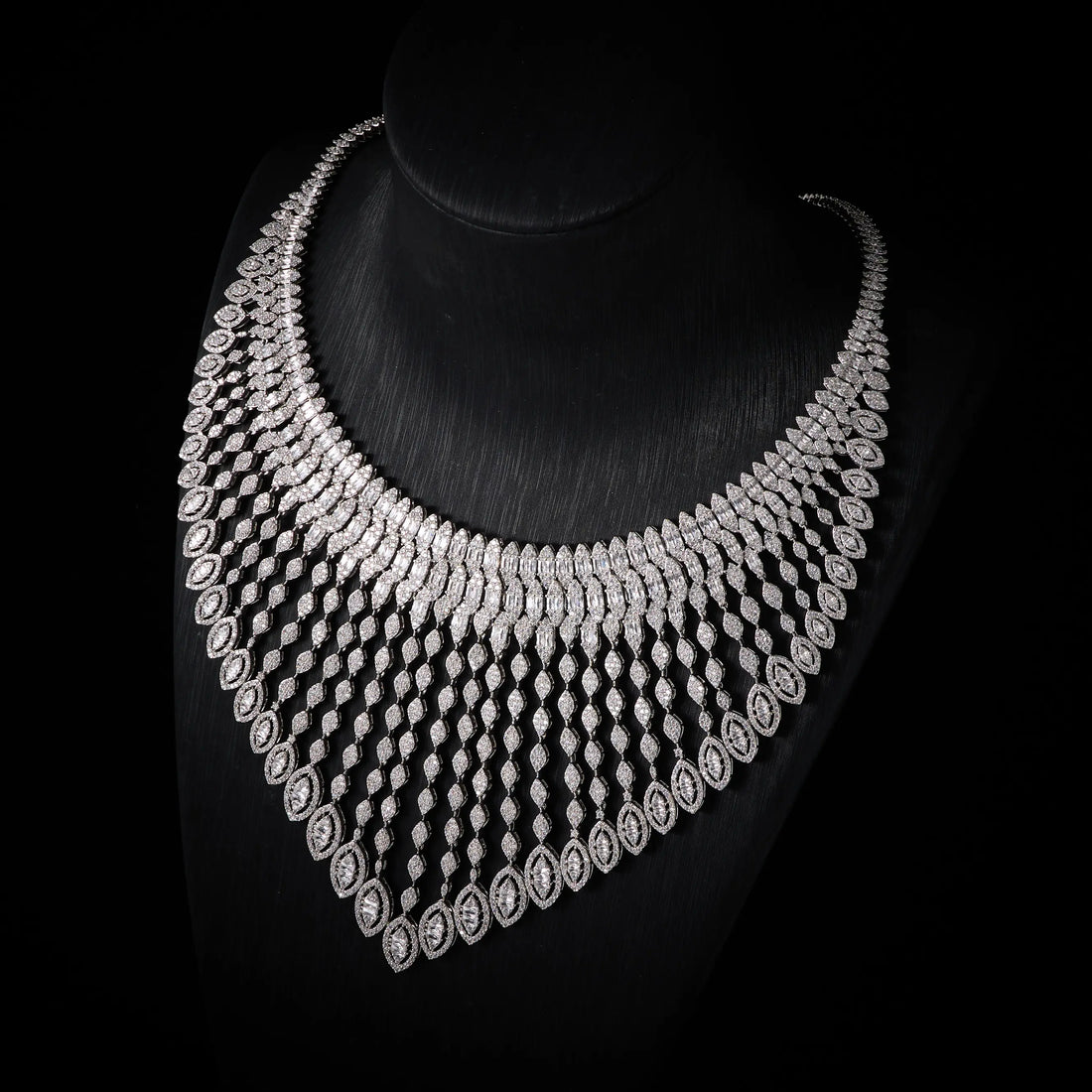 Luxury Bridal Jewelry Set for Women – Cubic Zirconia Wedding Necklace Set