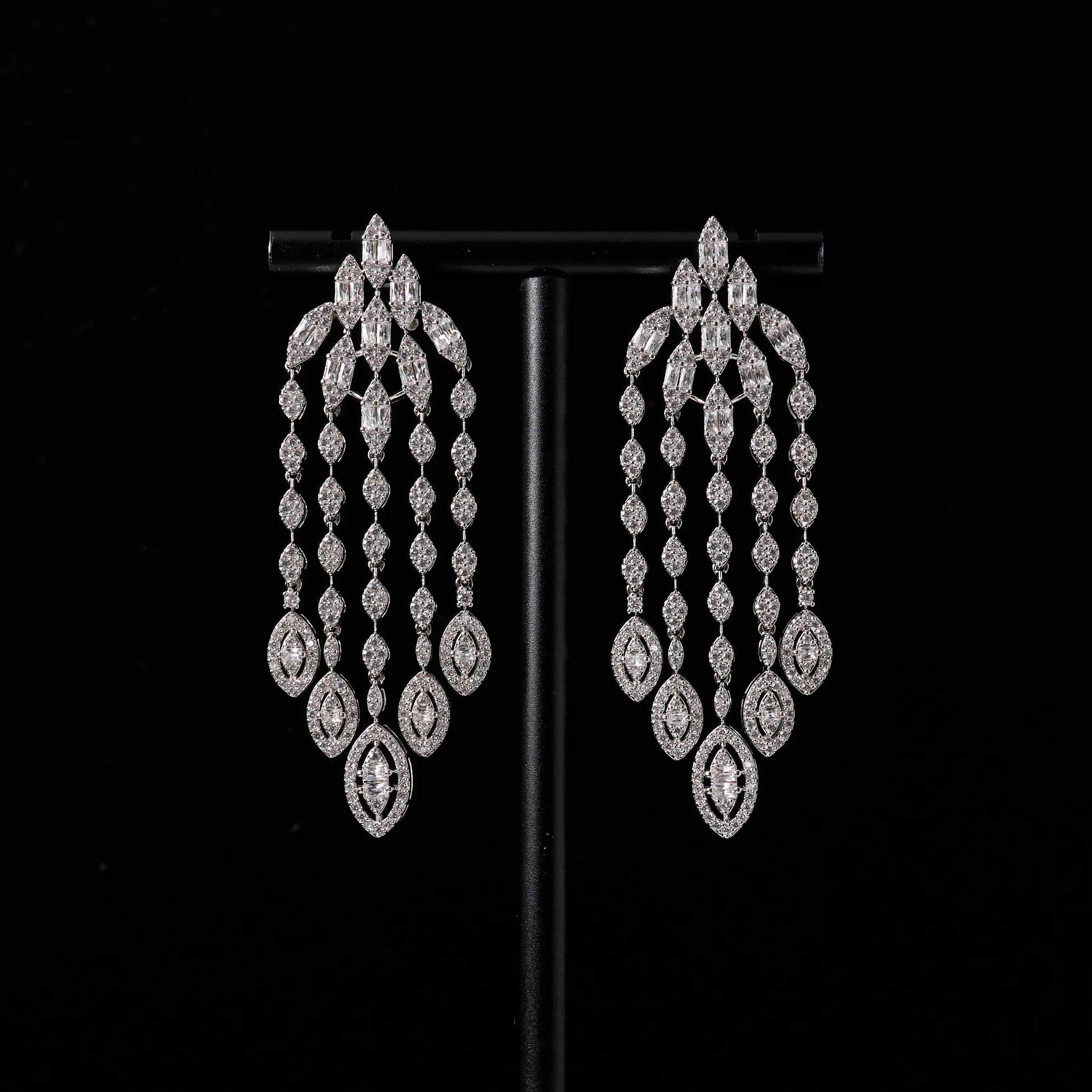 Luxury Bridal Jewelry Set for Women – Cubic Zirconia Wedding Necklace Set
