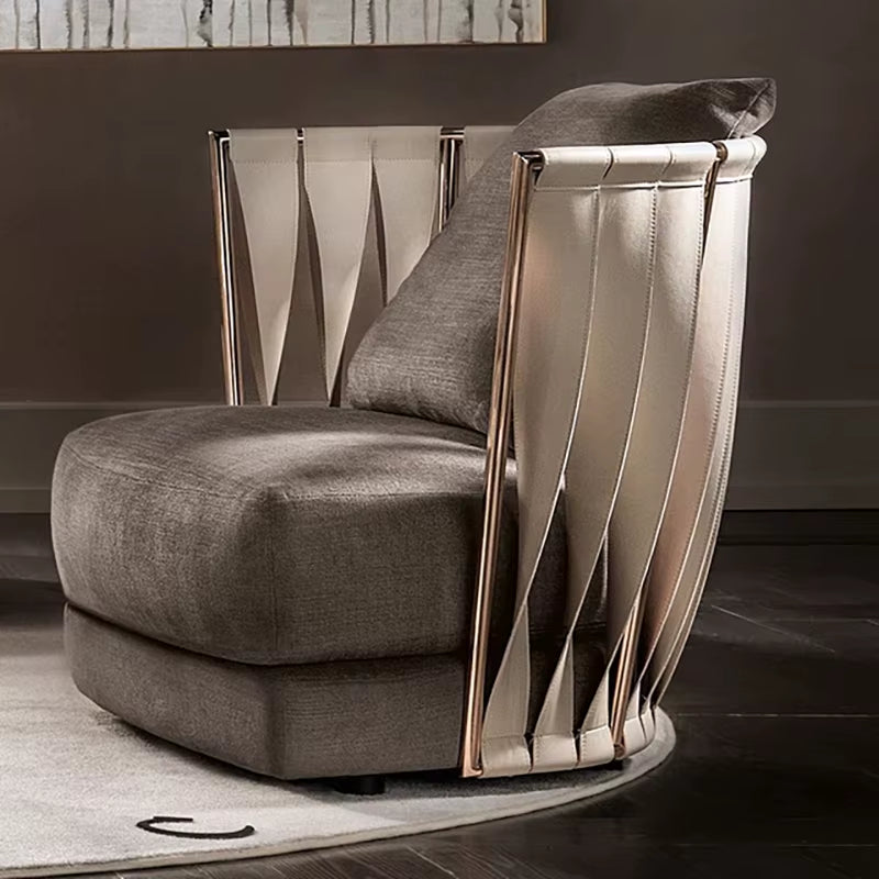 New Living Room Single Sofa Upholstered Leisure Arm Chair
