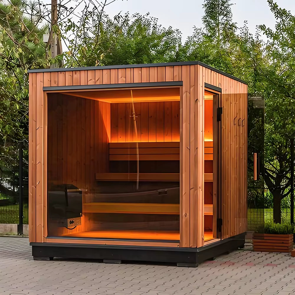 Luxury New Hybrid Far Infrared Steam Sauna Room