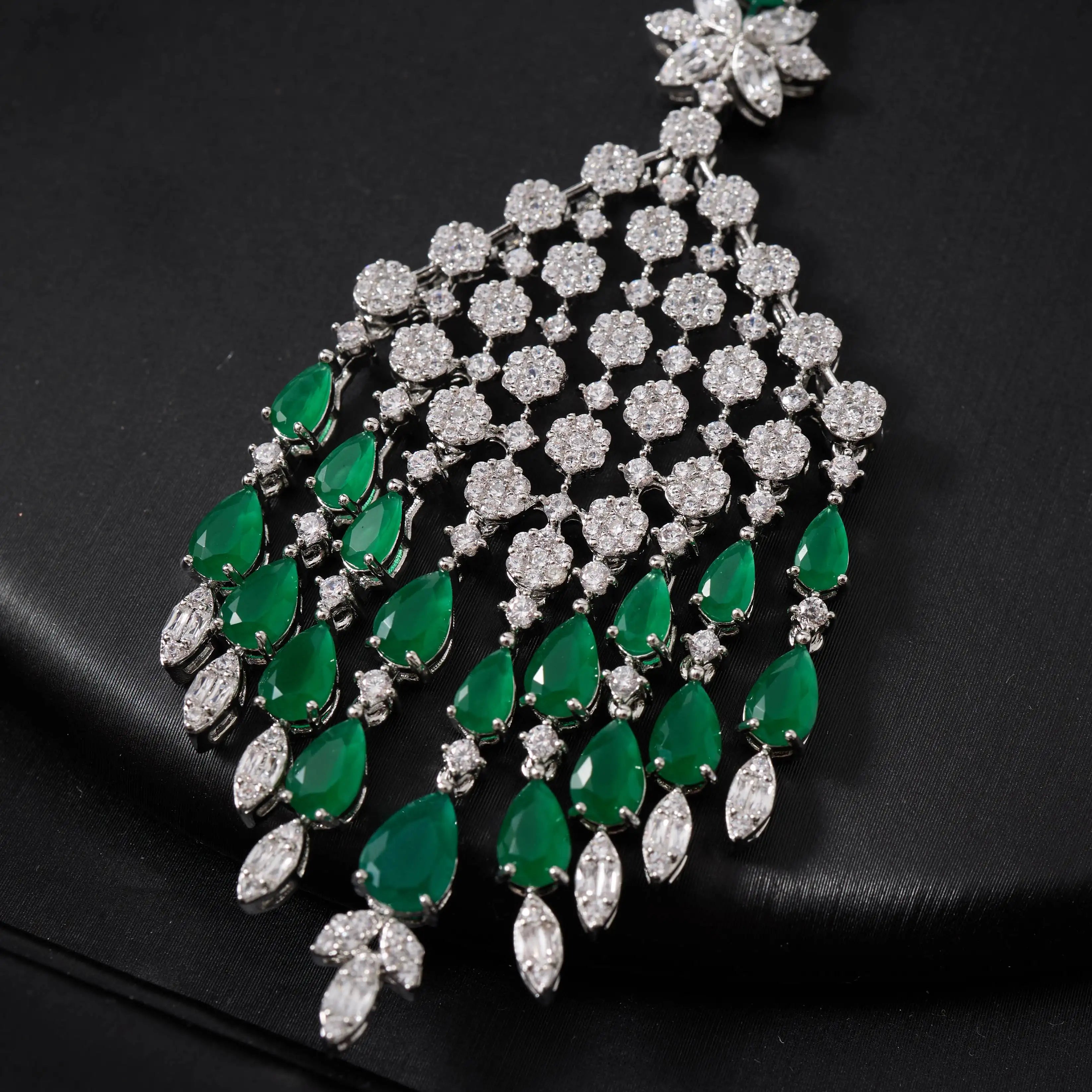 Luxury Cubic Zirconia Bridal Jewelry Set for Women – Wedding Necklace and Engagement Accessories