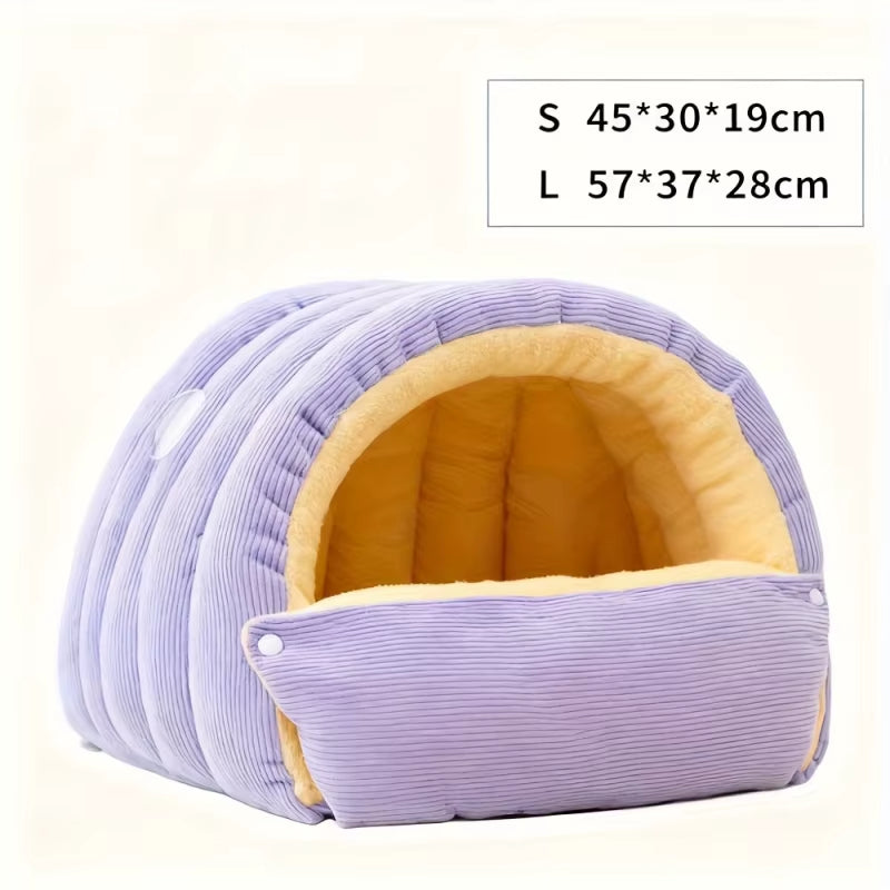 New Winter Warm Cat Bed Sleeping Nest Thickening Cat Dog Warmth