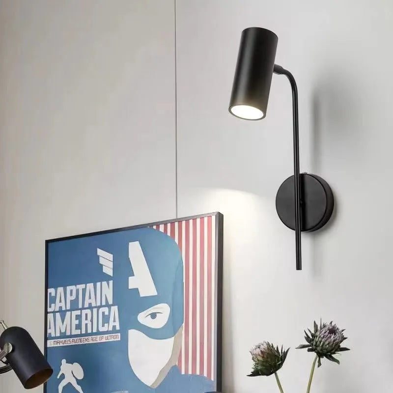 New Rotatable Hotel Bedroom Wall Lamp Iron Frame  LED Reading Lights
