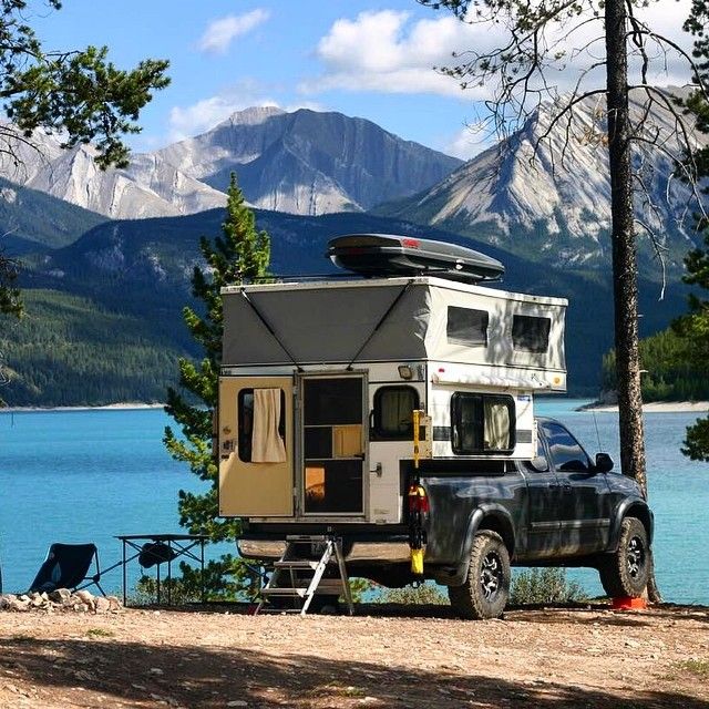Vintage Off-Road Caravan, RV Australian-Style Pickup Truck Camper