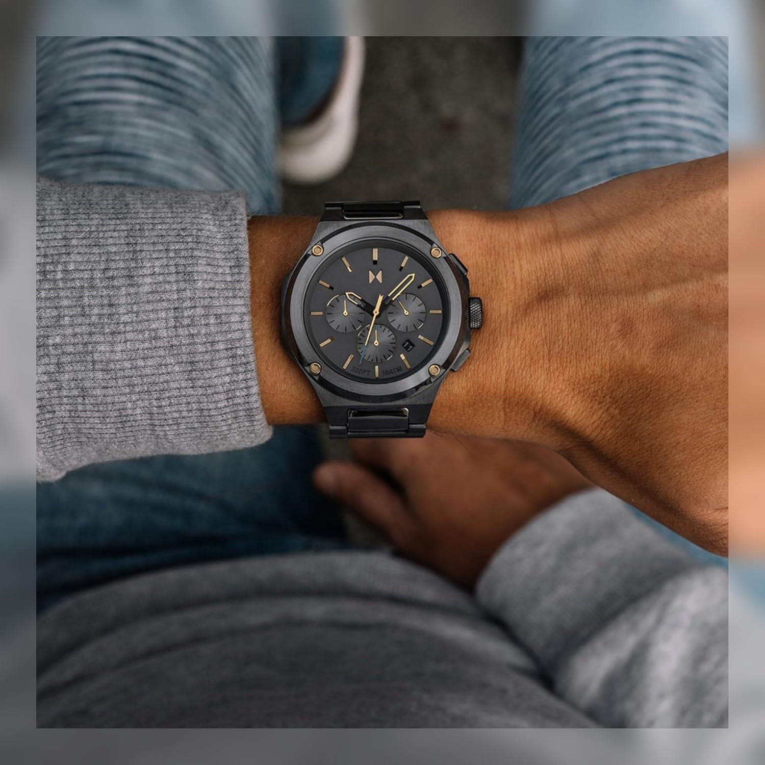 Premium Mens Chronograph Black Edition Watch