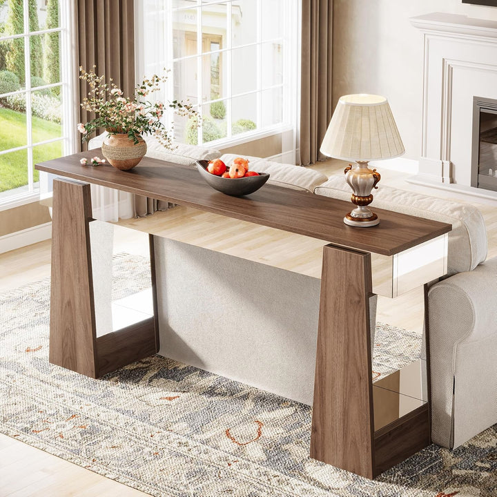 New Mirrored Console, Farmhouse Wooden Entryways