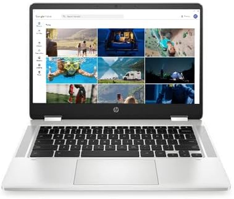 Chromebook X360 14A-Ca0010Sa - Intel Pentium Silver N5030 Processor - 4GB RAM - 128GB Emmc - 14 Inch HD 16:9 Display - Chromeos Mineral Silver