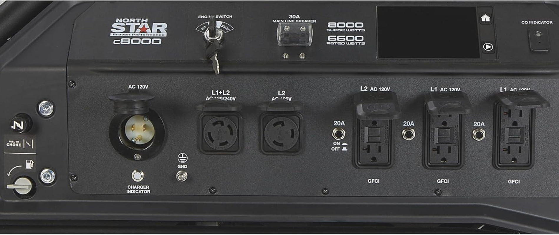 Commercial-Grade EFI Portable Generator with Electric Start