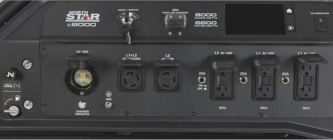 Commercial-Grade EFI Portable Generator with Electric Start