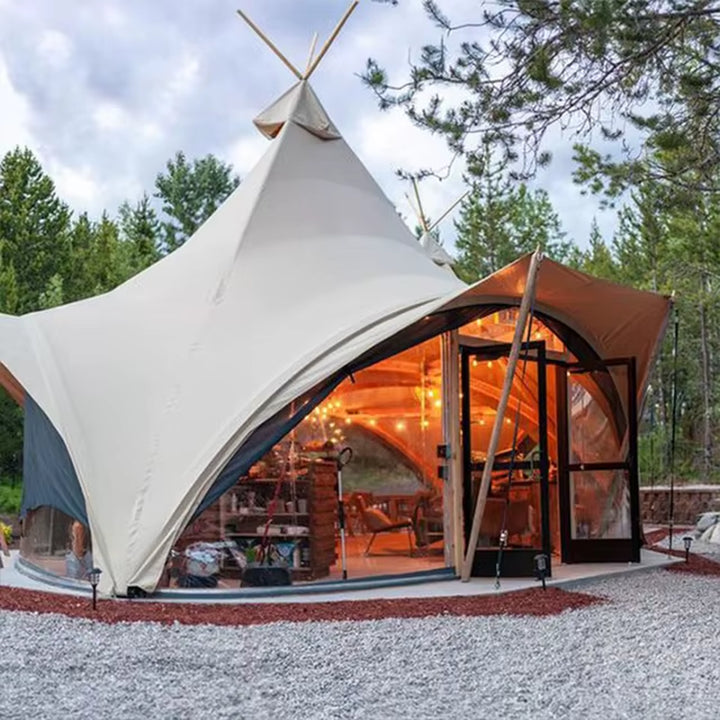 Luxury Outdoor Waterproof Tent Glamping Party Tianqiong Tent Coody Sky Tent Hotel Tent Camping Tent