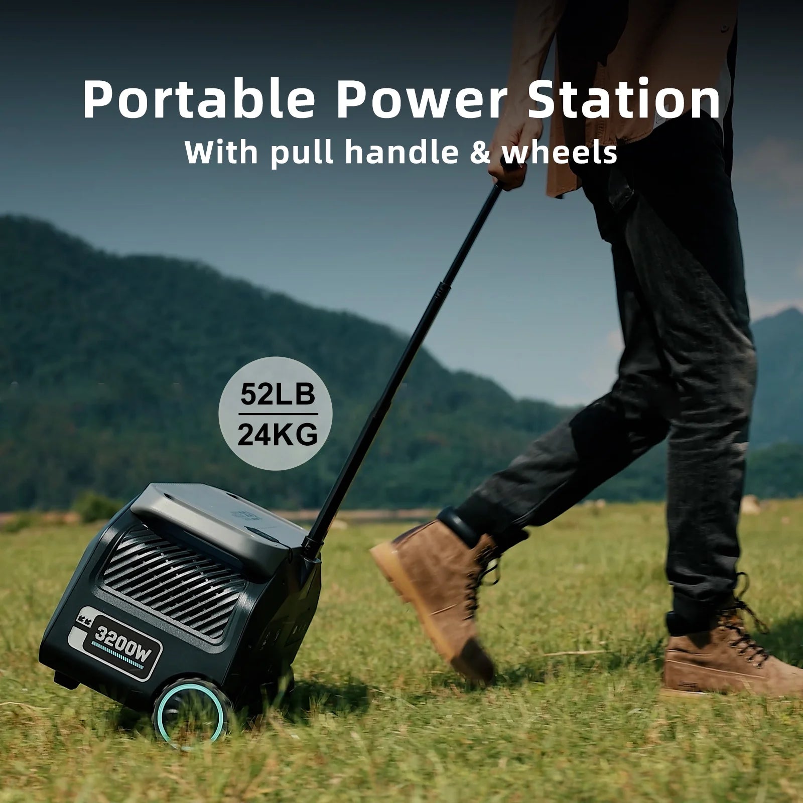 P3200 Solar Generator, 1 Hour Fast Charging, EPS,APP Control Features