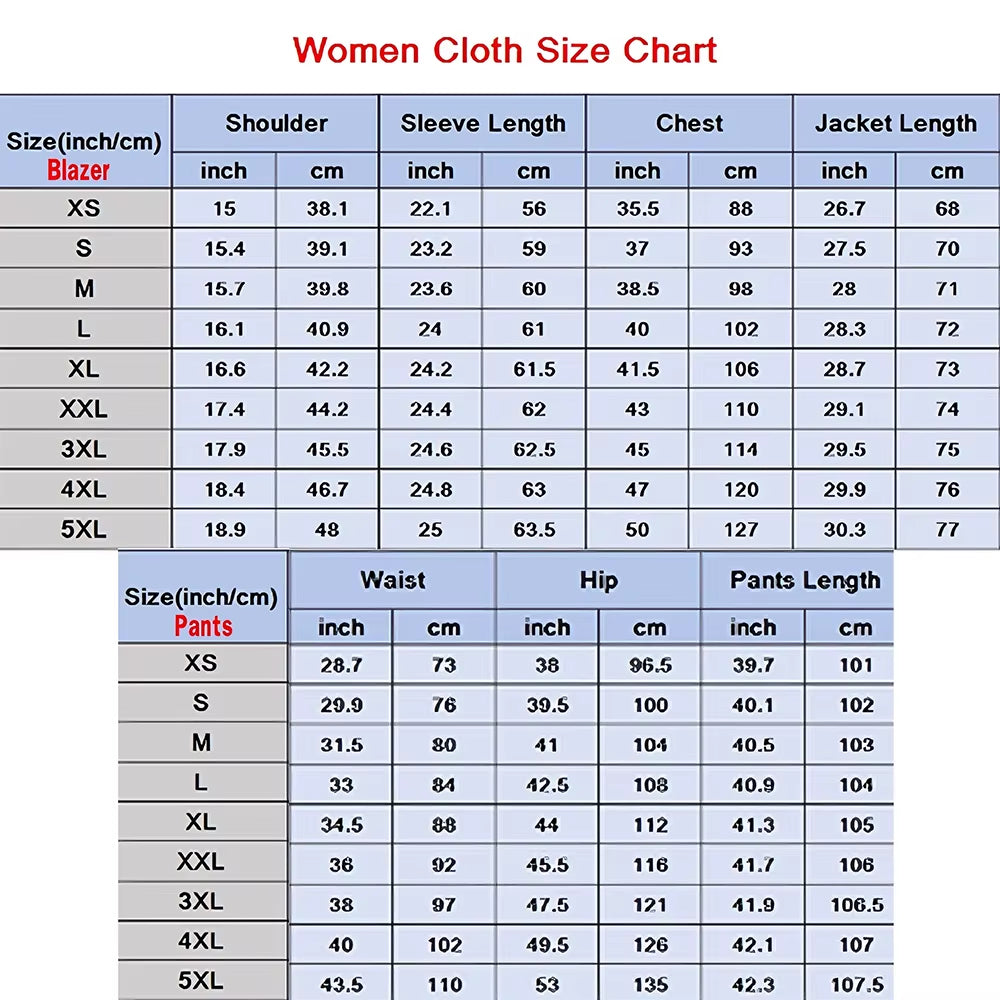 Modern Women's Suit 2 Piece Slim Fit Business Casual Outfit 