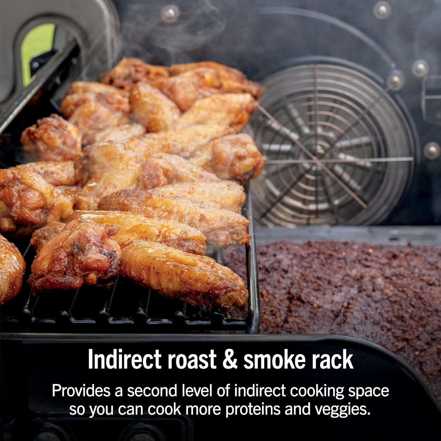 Flexflame Proconnect Grill & Smoker | 5-In-1 Smart Cooking System | Electric & Propane | App-Connected | 3-Burner Digital Control | Roast, Griddle & Pizza Maker | Black/Gold | PG305