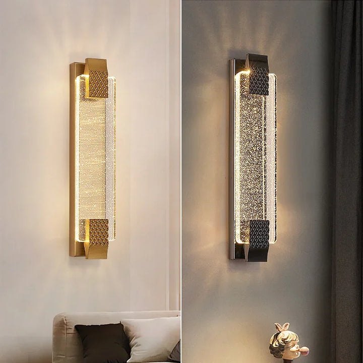 Modern Luxury Crystal Wall Lamp Bedroom Bedside Corridor Lights