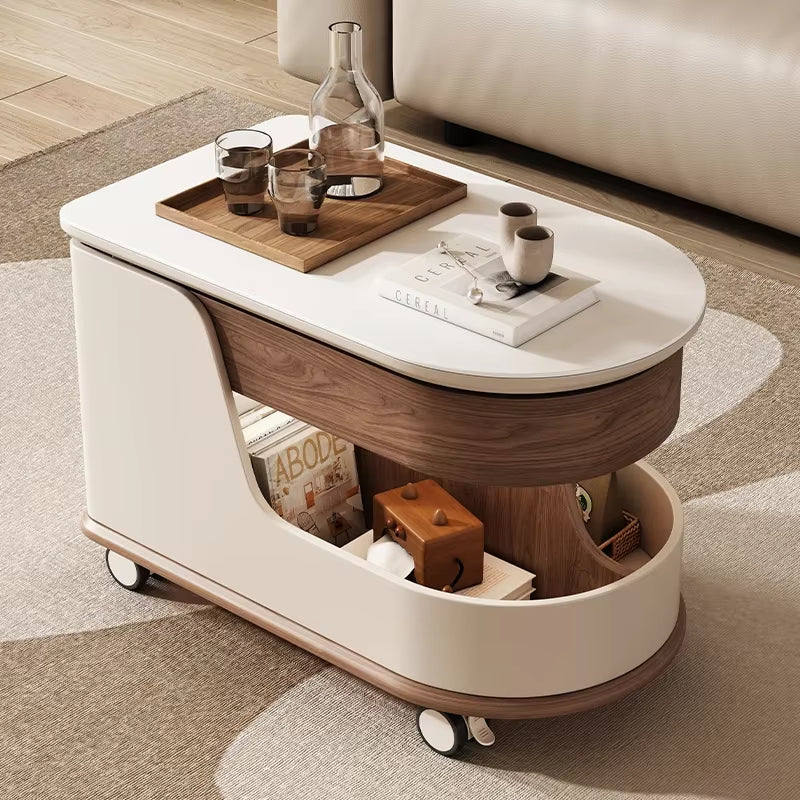 Living Room Light Luxury Tea Table Multi-Functional 