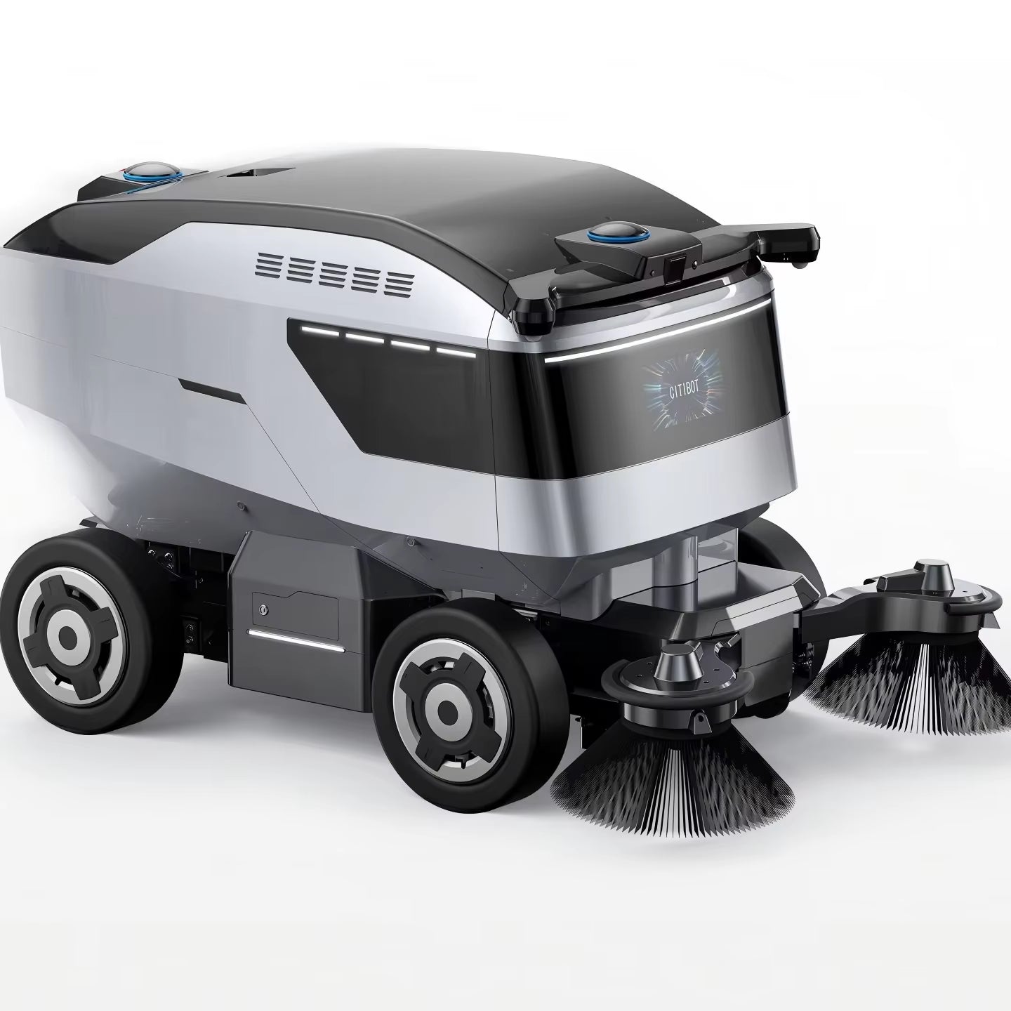 SD15 Autonomous Cleaning Robot with 7500㎡/H Cleaning Ability & 11Kwh Total Battery Capacity