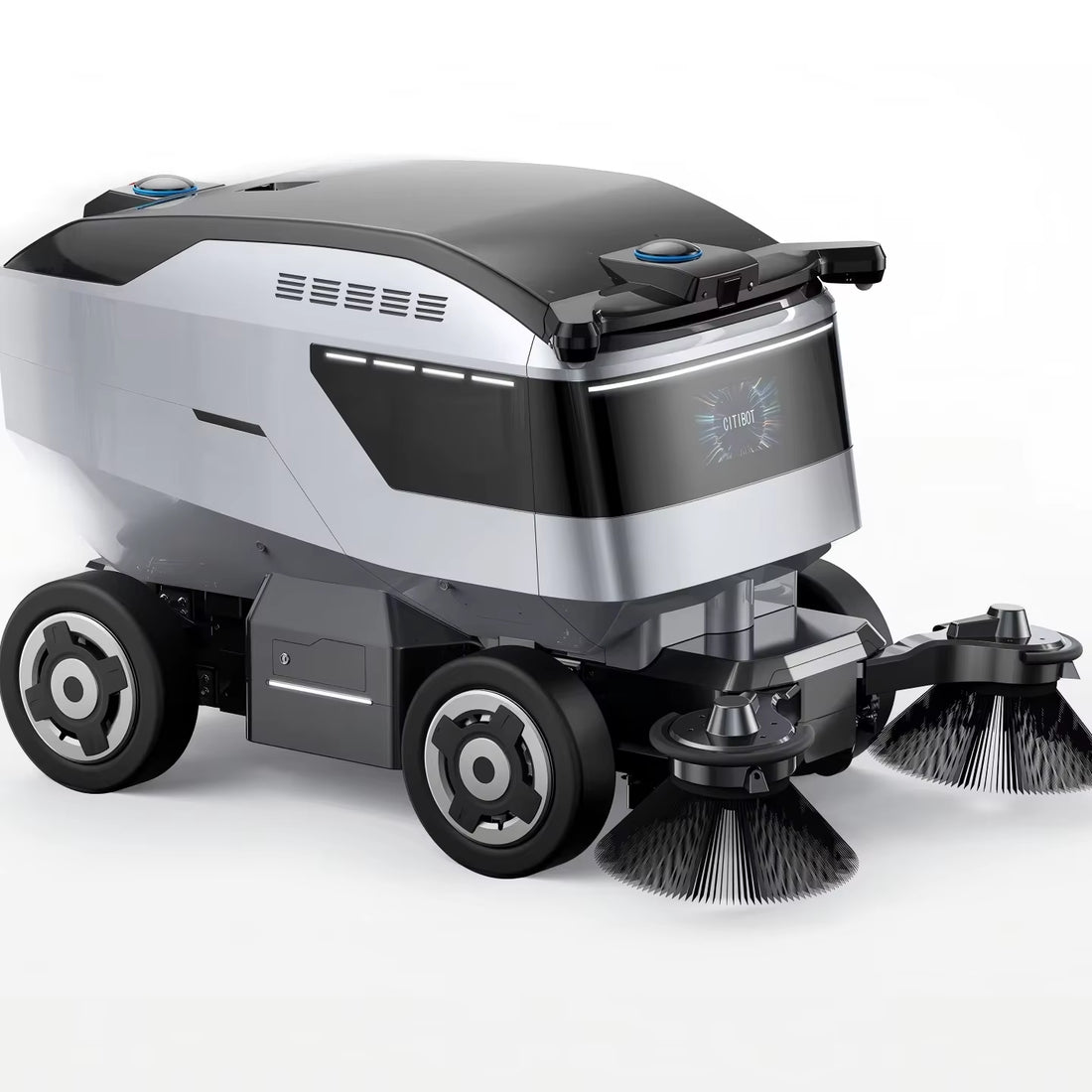 SD15 Autonomous Cleaning Robot with 7500㎡/H Cleaning Ability & 11Kwh Total Battery Capacity
