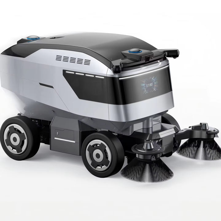 SD15 Autonomous Cleaning Robot with 7500㎡/H Cleaning Ability & 11Kwh Total Battery Capacity