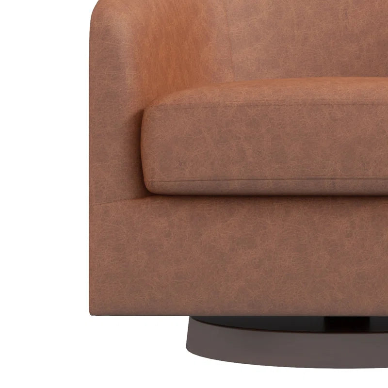 New Accent Genuine Leather Chair Home Deor
