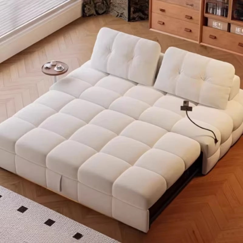 New L Shaped Sectional Bed Sofa Living Room