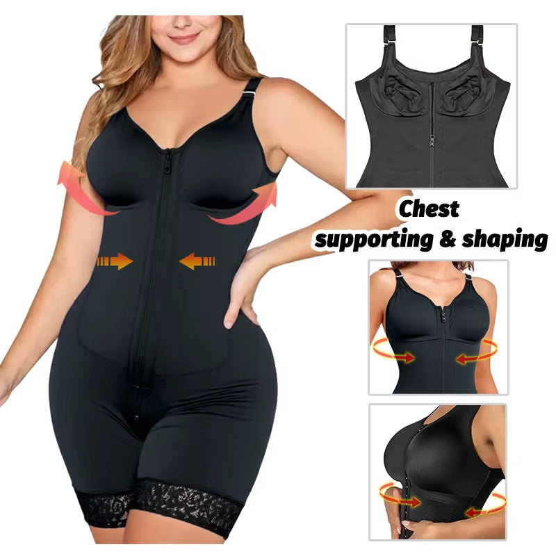 Fajas Shaper Colombian Girdles Body Shapewear Slimming Bodysuit Tummy Reductive Sheath Carving Corset Woman Sculpting Garments