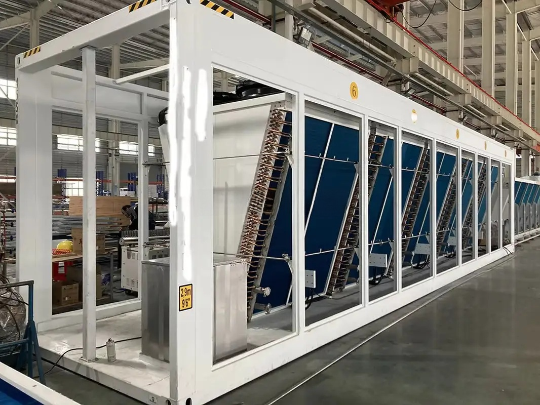 New 1000Kw V Type Air to Water Dry Cooler with Finned Tube Exchangers Cooling Equipment