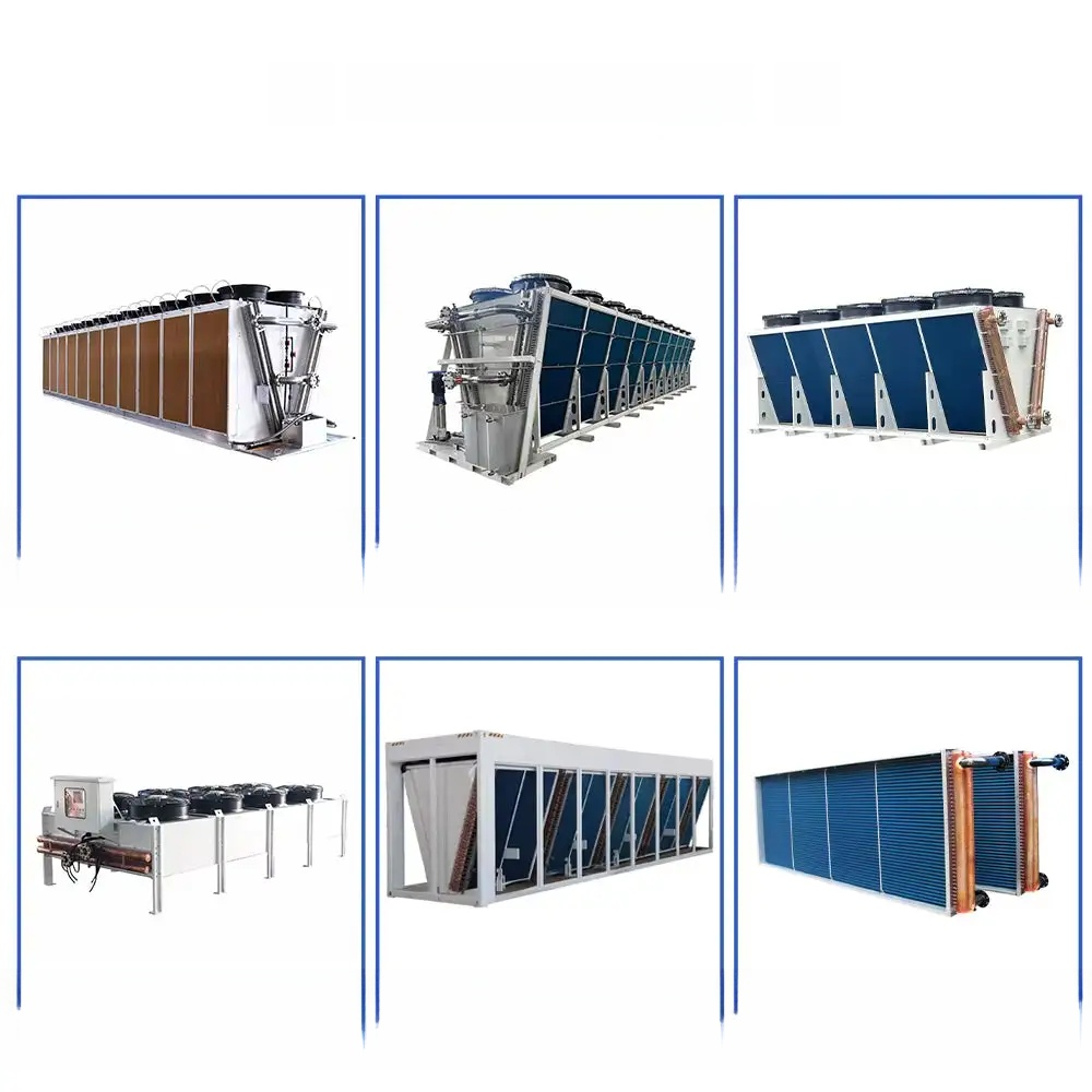 New 1000Kw V Type Air to Water Dry Cooler with Finned Tube Exchangers Cooling Equipment