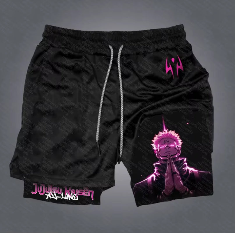 New 3D Battle Anime Mens Shorts