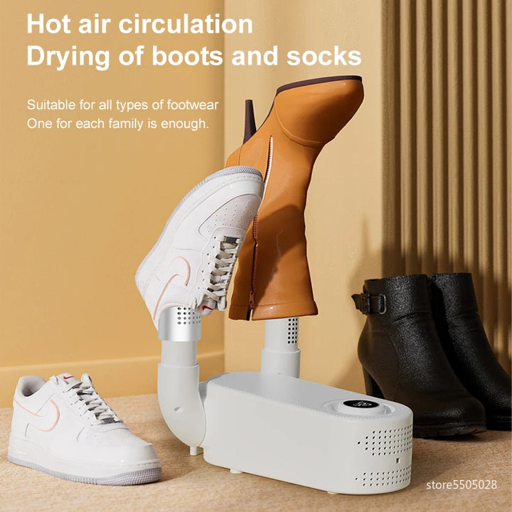 110V/220V Shoe Dryers Portable Electric Shoes Dryer UV Boots Warmer 180W Fast Heating Foldable Shoe Deodorizer Drying Machine