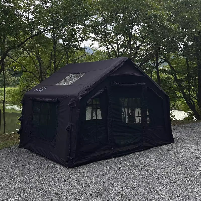 Coody 8.0 Air Tent-Black Outdoor Easy Set up Hiking Inflatable Camping Tent Waterproof Inflatable Tent for Travel