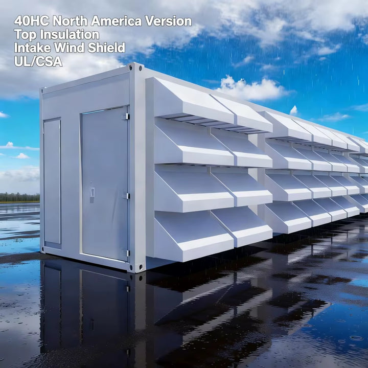 ACT Containeri Prefabricated Mining Hosting Csc 40Ft Modular Compliant Data Center Container for S19 S21 Crypto Mining Container