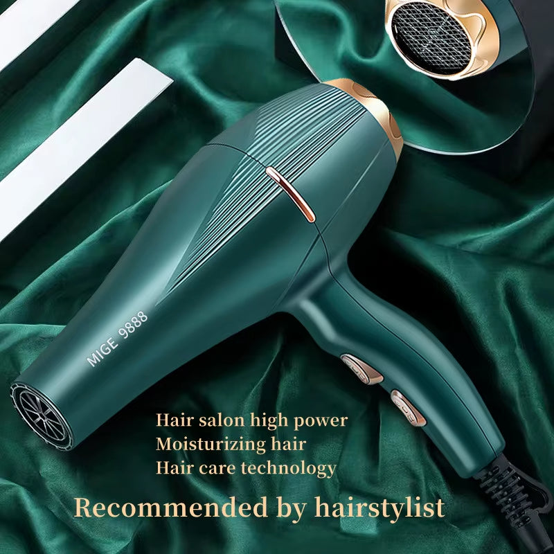 New Fashionable High-Speed Hair Dryer High-Power Quick Drying Set 