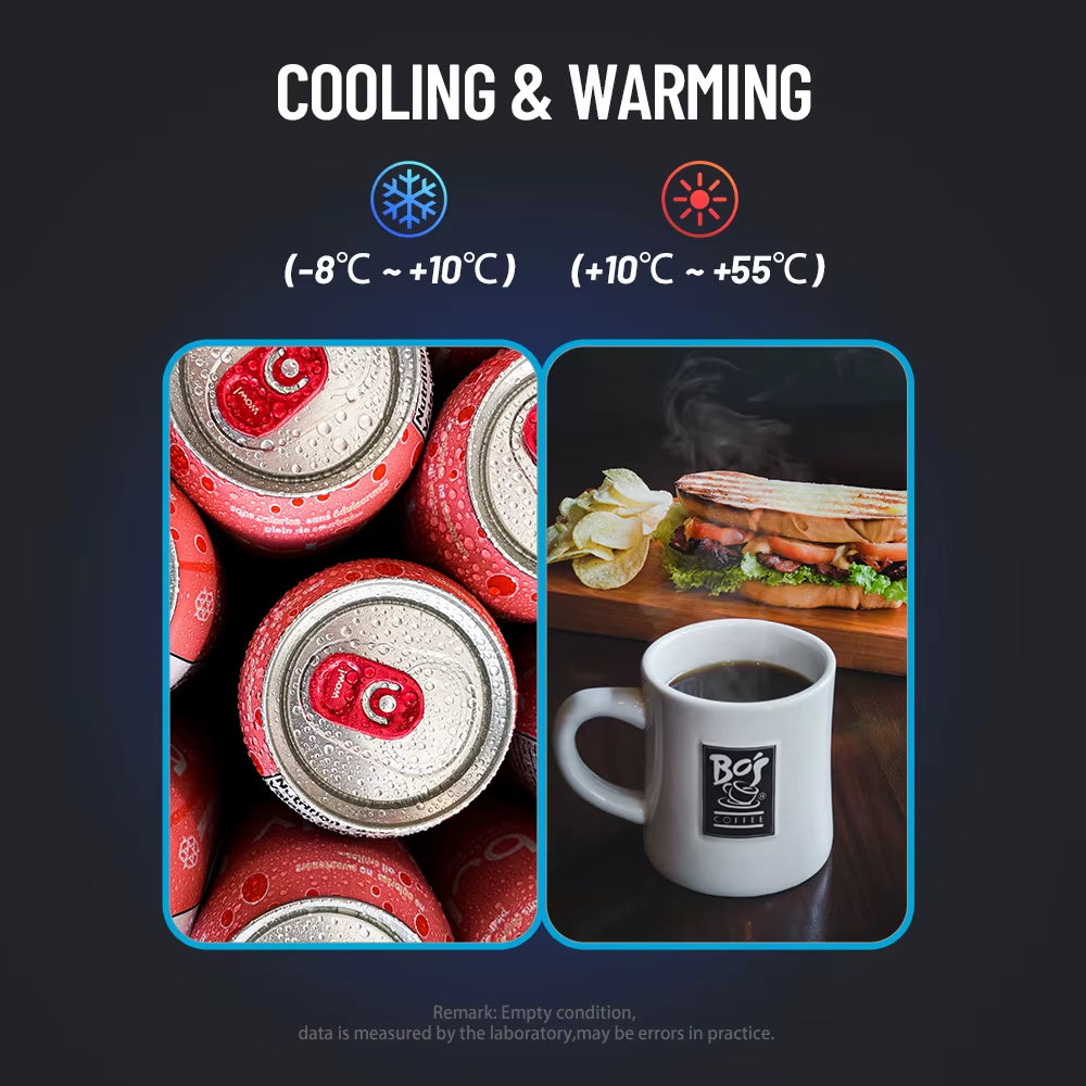 Wholesale Texla Accessories 4.6L Tesia Modle Y Fridge Mini Modified Car Refrigerator with LED Control
