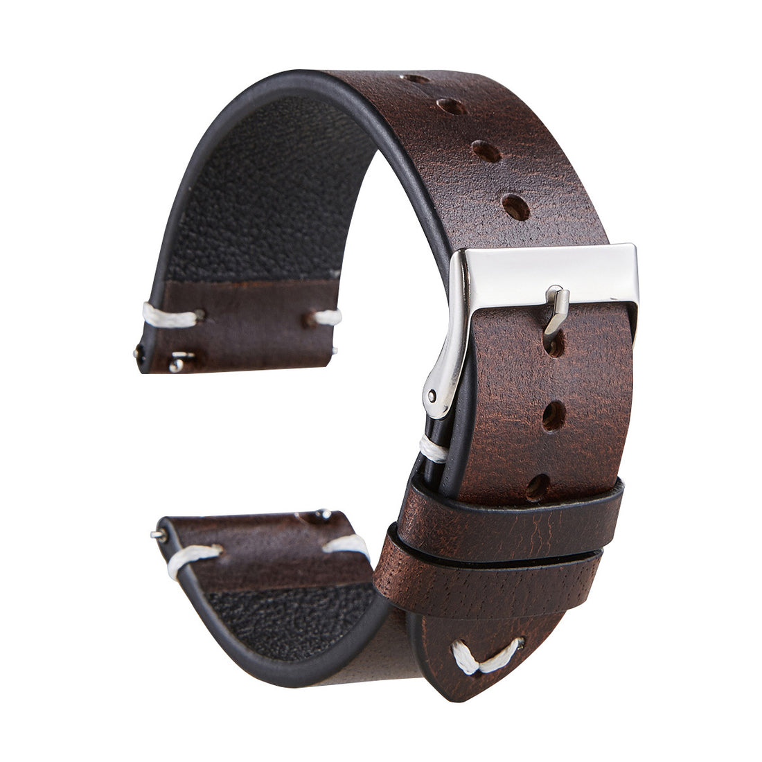 Pure Leather Leather Strap Men's And Women's Thin Italian Leather