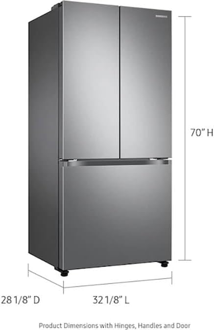 Smart Home 17.5 Cu. Ft. Smart Counter Depth French Door Refrigerator – 3-Door Design
