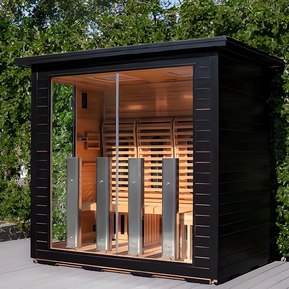 Luxury New Hybrid Far Infrared Steam Sauna Room