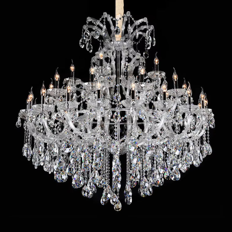 Home Banquet Crystal Chandelier Pendant Light Wedding