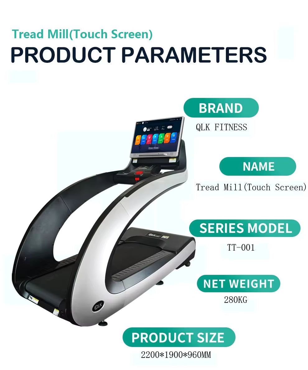 New Smart Control Treadmill Panel Ergonomic Curved Design