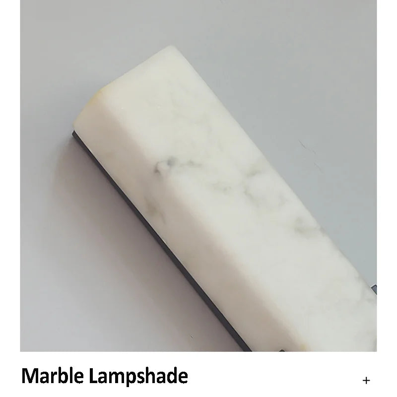 LED Marble Wall Lamp Bedside Golden Luxury Home Decor Light