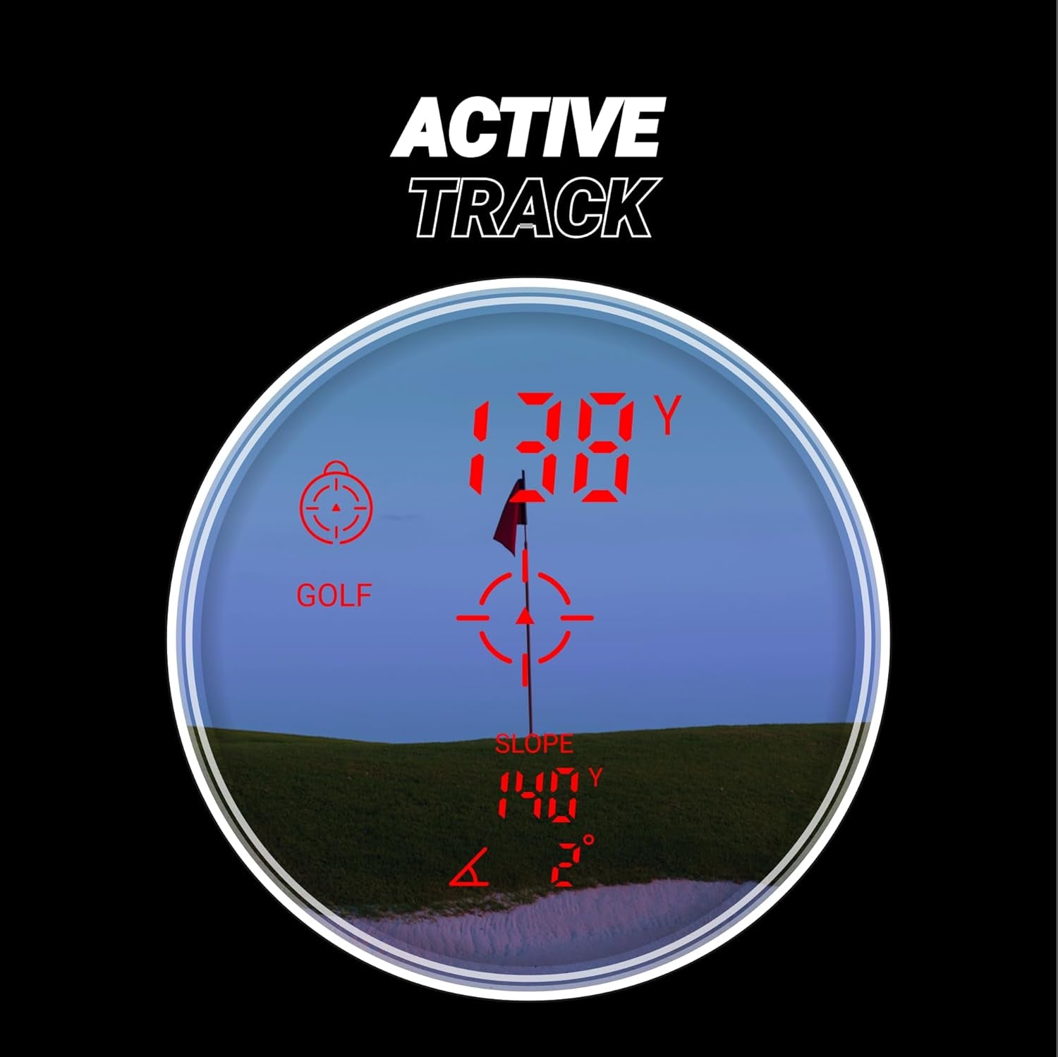 Modern Series 3 Max+ Golf Rangefinder with Slope Switch, 1000 Yards long Range