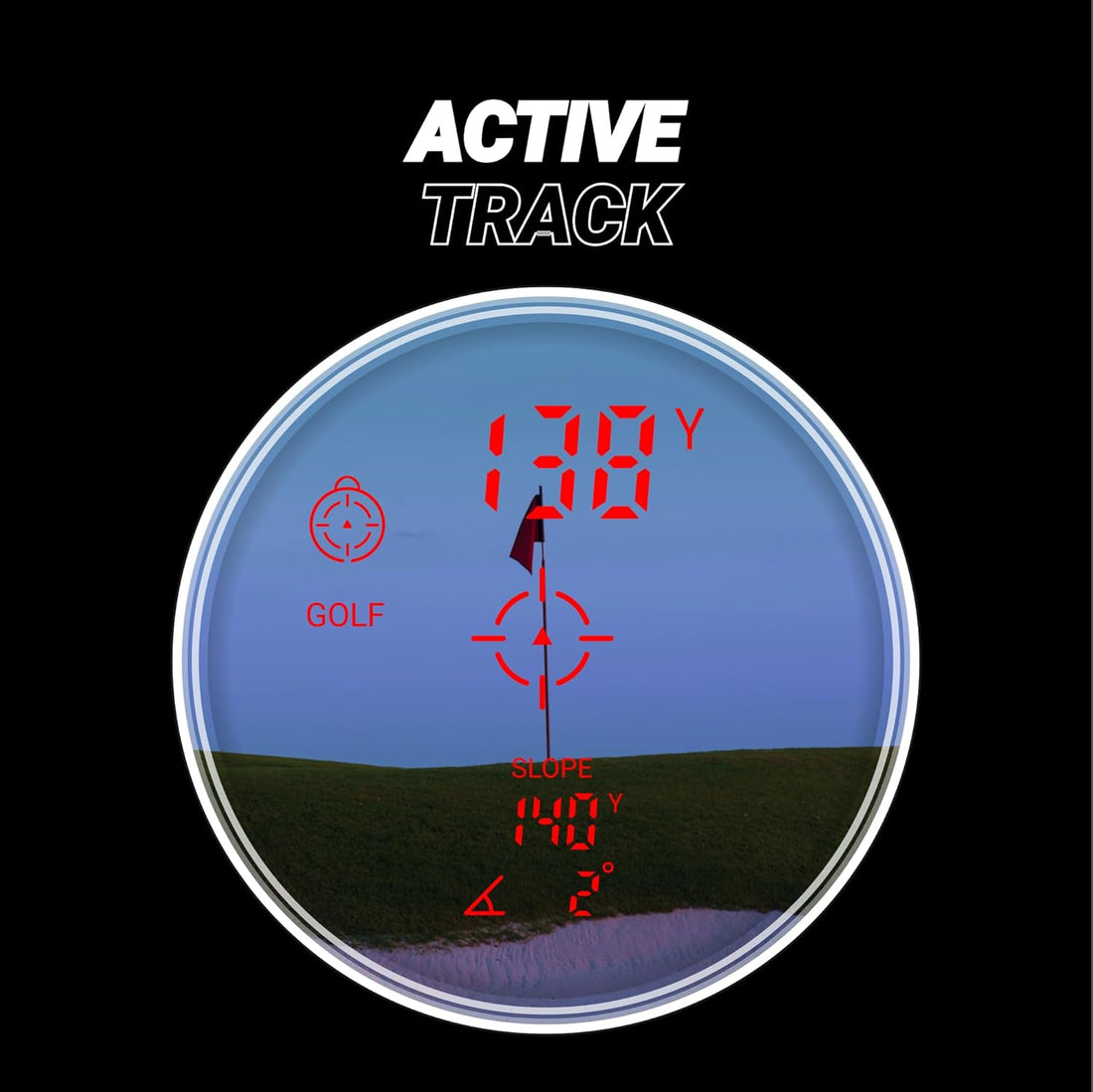 Modern Series 3 Max+ Golf Rangefinder with Slope Switch, 1000 Yards long Range