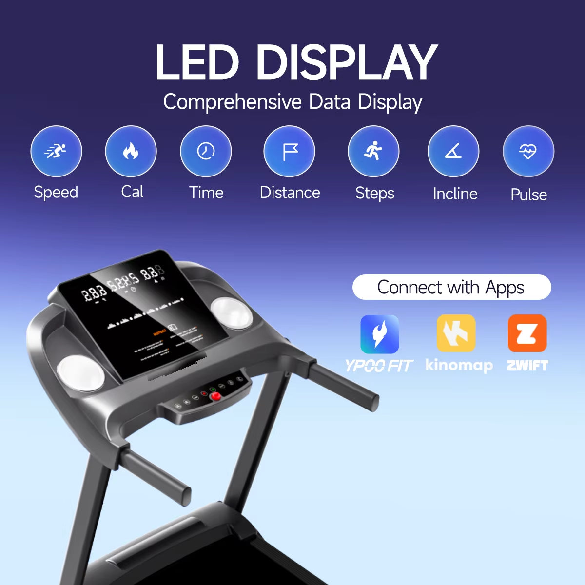 New Smart Exercise Running Slimming Home Treadmill