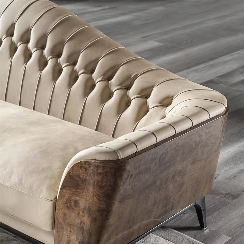 Premium Design Royal Leather Sofa Set Furniture