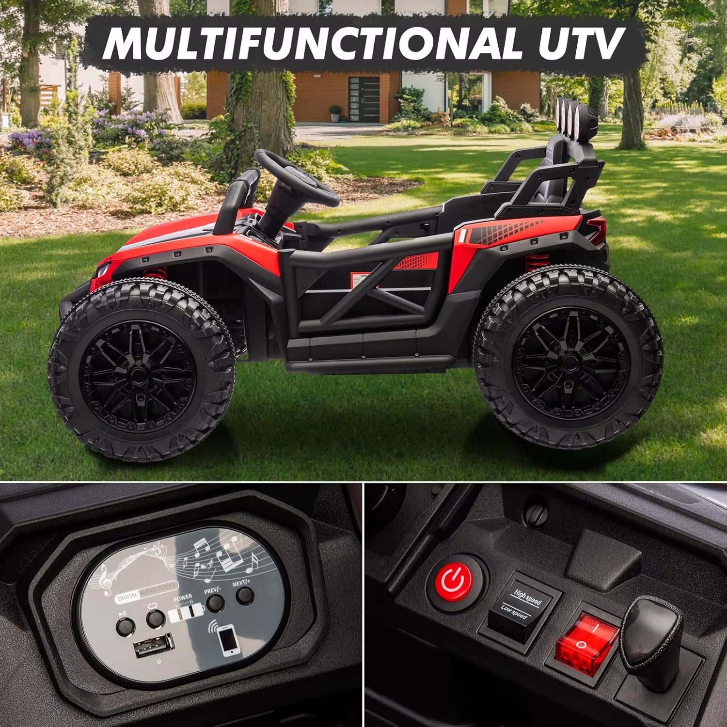 New Electric Powered Kids Car UTV with Remote Control