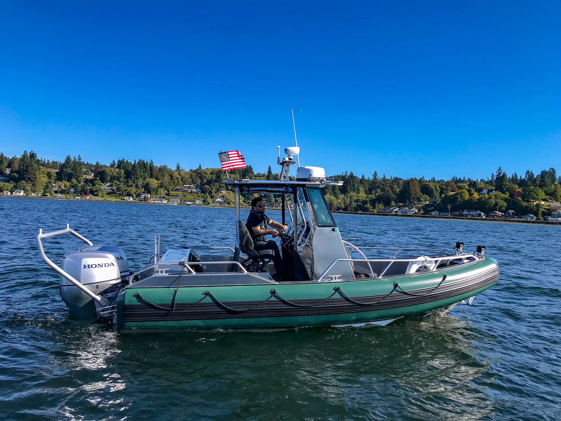 Luxury Unique Aluminum Fishing Offshore Cabin Boat Speed Patrol Boat