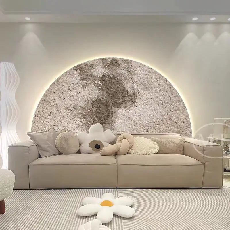 Remote Control Dimming Wall Painting Lamp Creative LED Moon Painting Lights