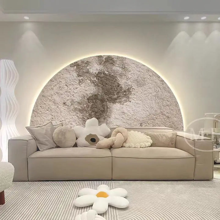 Remote Control Dimming Wall Painting Lamp Creative LED Moon Painting Lights