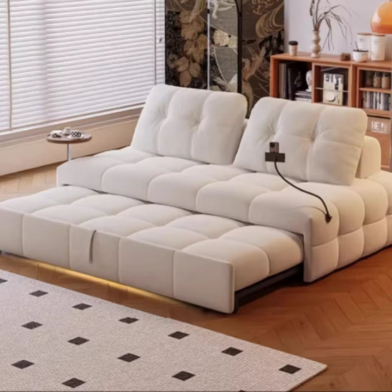 New L Shaped Sectional Bed Sofa Living Room