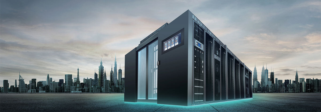 New Eaton Online Three Phase Micro Data Center Icube Power Supply IT Rack Distribution Thermal Monitoring Integrated